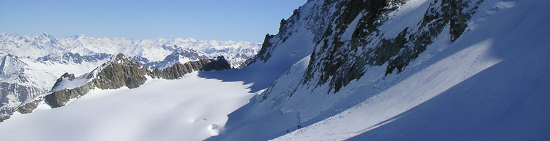 banniere station ski la grave la meije