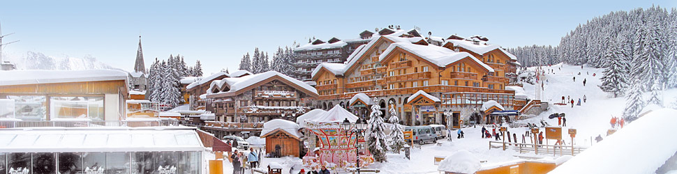 banniere station ski courchevel