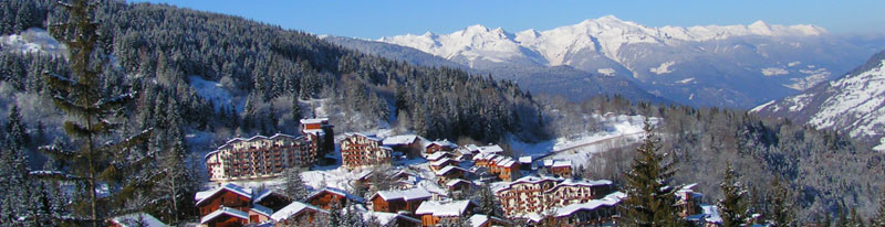 banniere station ski la tania
