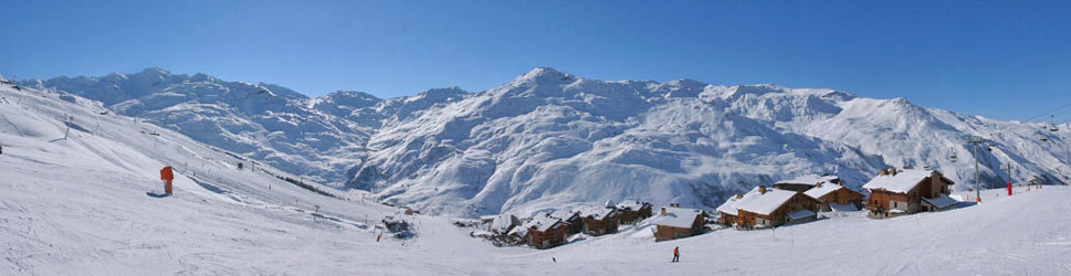 banniere station ski les menuires