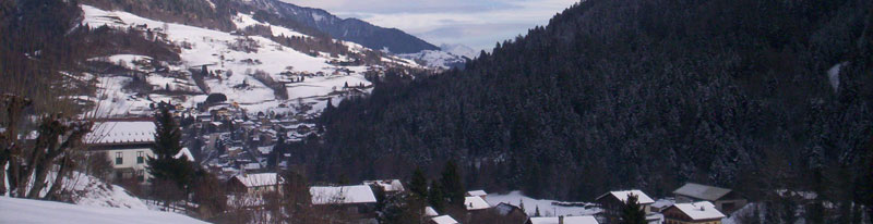 banniere station ski flumet - saint nicolas la chapelle