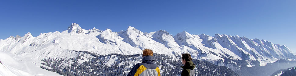 banniere station ski le grand bornand